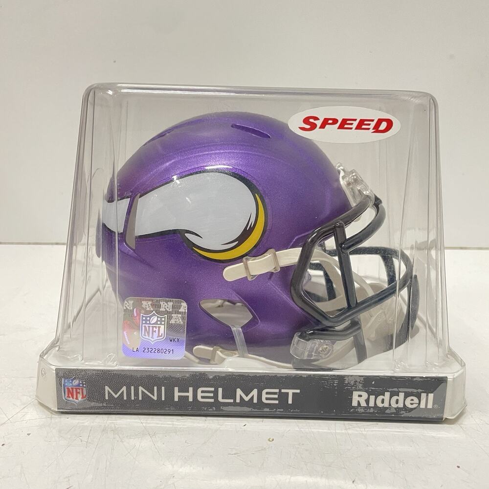 Minnesota Vikings Speed Mini Helmet Riddell NFL Licensed Brand New!